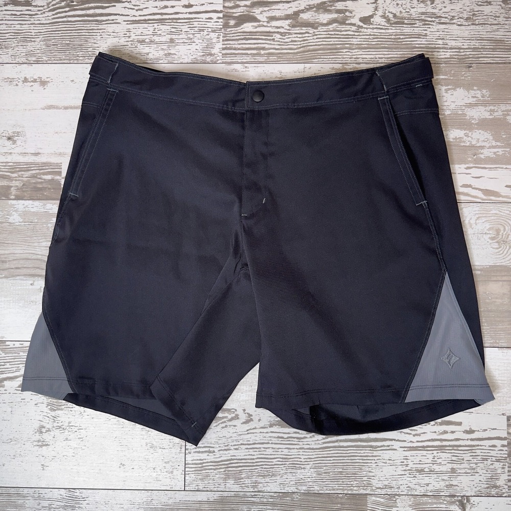 Specialized Trail Running/ Cycling Shorts Women XL Black Nylon Adjustable Waist
